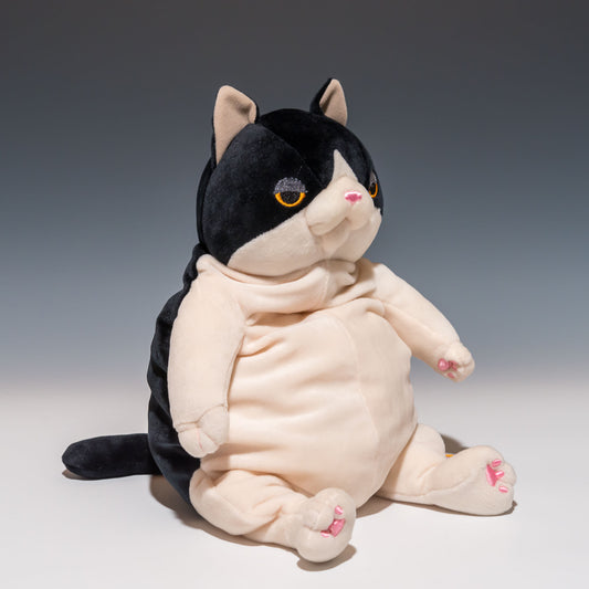 シナダ SHINADA ぬいぐるみ もちねこ ハチワレ(L) MONE-0350H 右横から