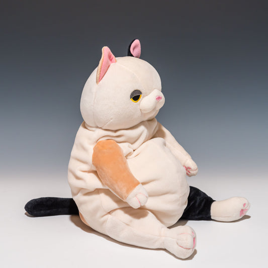 シナダ SHINADA ぬいぐるみ もちねこ ミケ(L) MONE-0350M 右横から