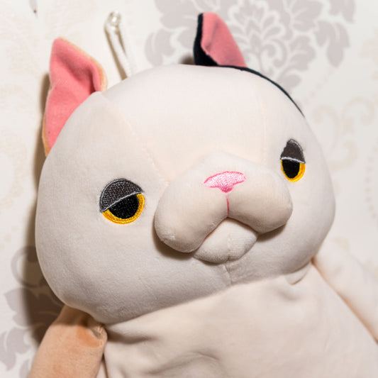 シナダ SHINADA ぬいぐるみ もちねこBOXティッシュケース ミケ MONB-0330M 右横顔