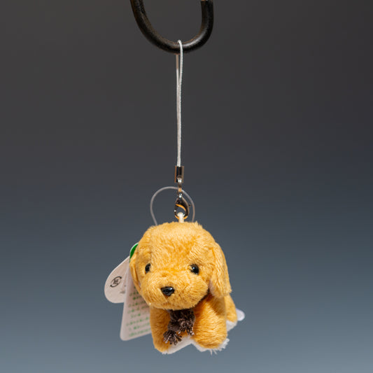 たけのこ TAKENOKO ぬいぐるみ フォンテーヌストラップ ゴールデンレトリバー 38021 正面から