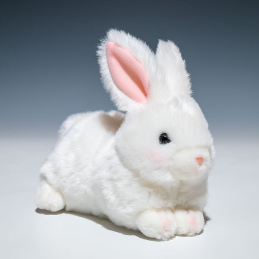 たけのこ TAKENOKO ぬいぐるみ プチどりーむ ミニ (A) ウサギ 白 95010 右横から