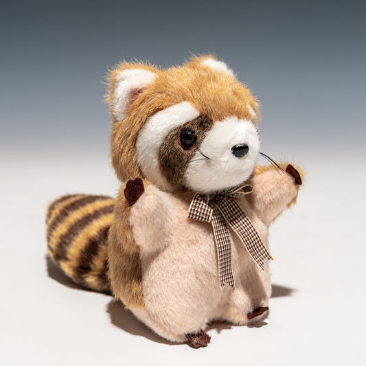 たけのこ TAKENOKO ぬいぐるみ レッサーパンダ ミニ 茶 10104 右横から