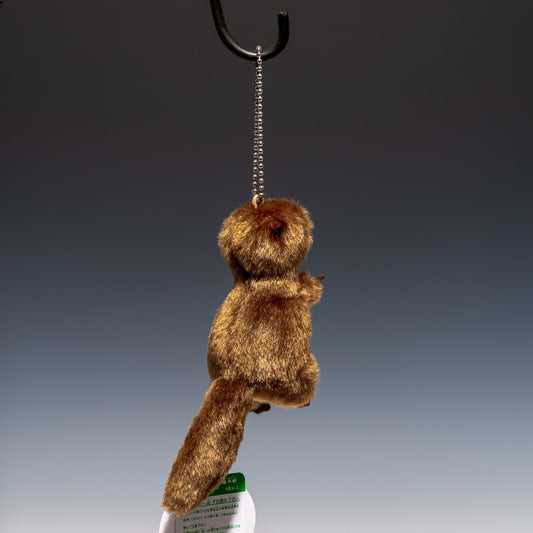 たけのこ TAKENOKO ぬいぐるみ マリンシリーズ カワウソ 立ち ボールチェーン 58124 後ろ姿