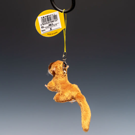 たけのこ TAKENOKO ぬいぐるみ マリンシリーズ カワウソ ストラップ ブラウン 48812 後ろ姿