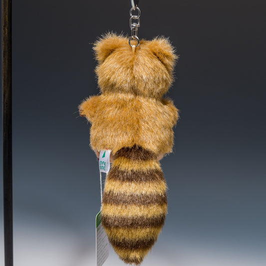 たけのこ TAKENOKO ぬいぐるみ プチプチどりーむ プチレッサー 茶 68304 ぶら下げた後ろ姿