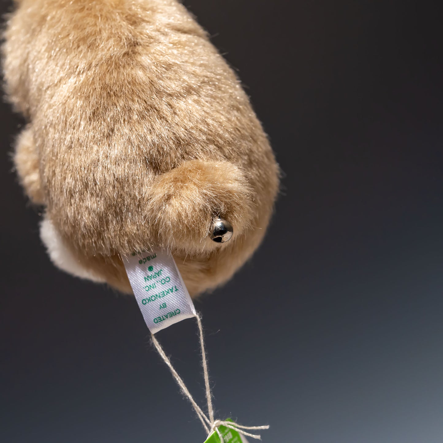 たけのこ TAKENOKO ぬいぐるみ プチプチどりーむ ウサギ 茶 68320 尻尾の鈴