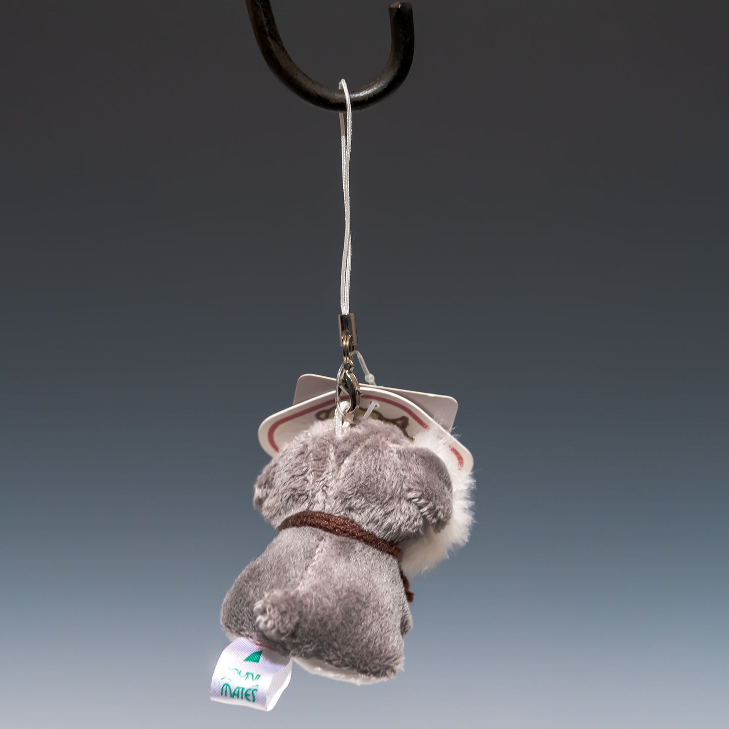 たけのこ TAKENOKO ぬいぐるみ フォンテーヌストラップ シュナウザー 38030 後ろ姿