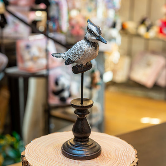 樹脂・レジン製 フォレスト バード (小鳥) 置物 左横