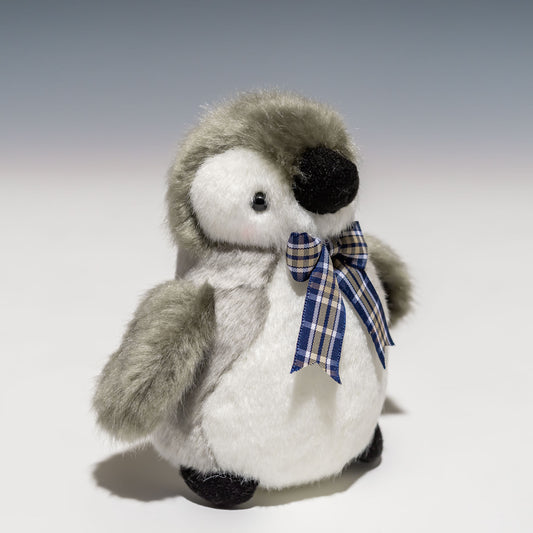 たけのこ TAKENOKO ぬいぐるみ マリンシリーズ ペンギン (ミニ) 青 75202 右横から