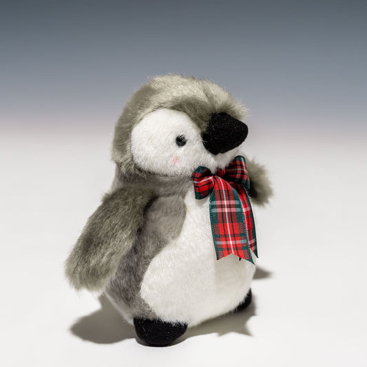 たけのこ TAKENOKO ぬいぐるみ マリンシリーズ ペンギン (ミニ) 赤 75201 右横から