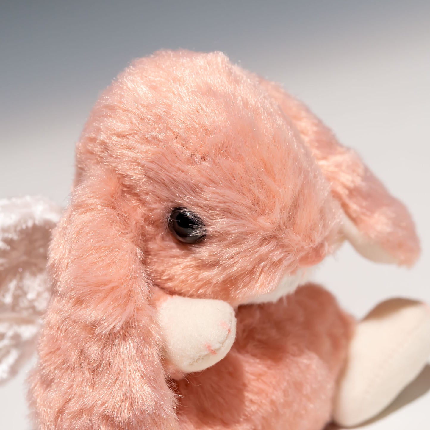 スターチャイルド STAR CHILD ぬいぐるみ ロップイヤー エンジェル ピンク 1719 右横顔