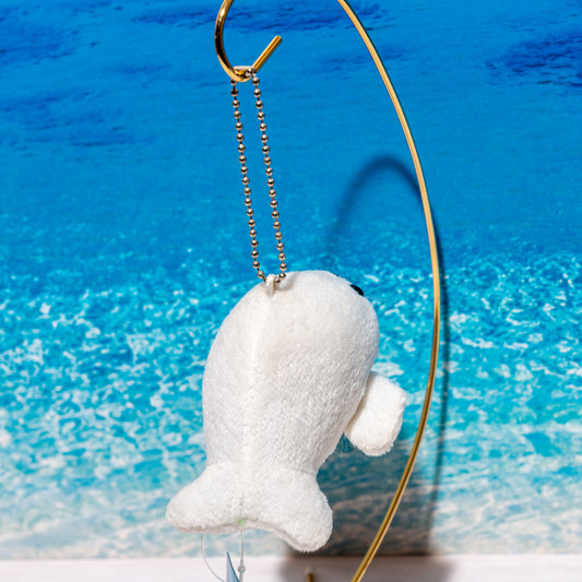 オリエンタルトーイ ぬいぐるみ アクアクラブ ボールチェーン アザラシ AC-484 後ろ姿