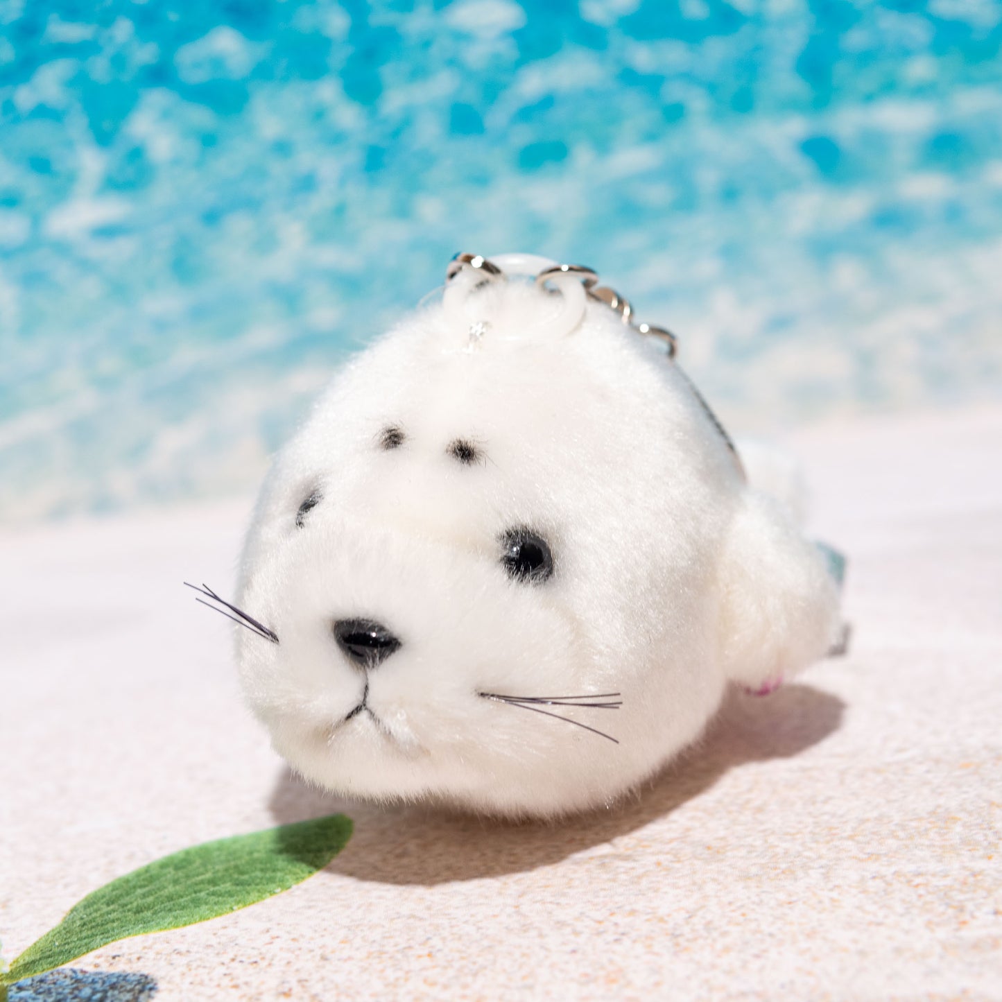 たけのこ TAKENOKO ぬいぐるみ マリンシリーズ ぶるぶるマスコット アザラシ 58805 左横顔