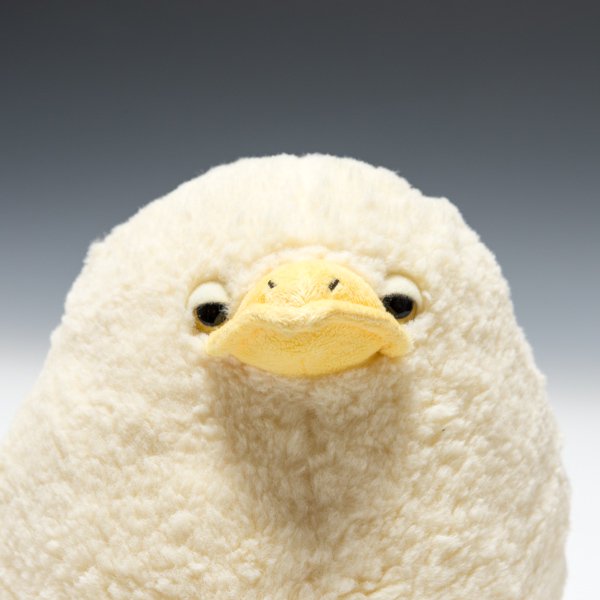 シナダ SHINADA ぬいぐるみ ひよ玉(M)アイボリー HYDI-0148 アップ