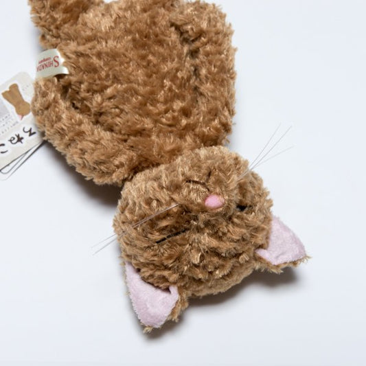 シナダ SHINADA ぬいぐるみ ごろねこ ちゃいろ GRNC-0148 アップ