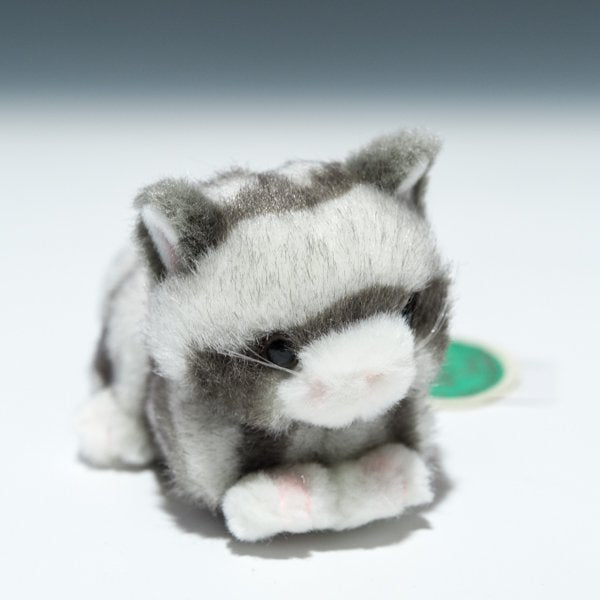 たけのこ TAKENOKO ぬいぐるみ プチプチらんど (A) ネコ グレー 58431 右横顔