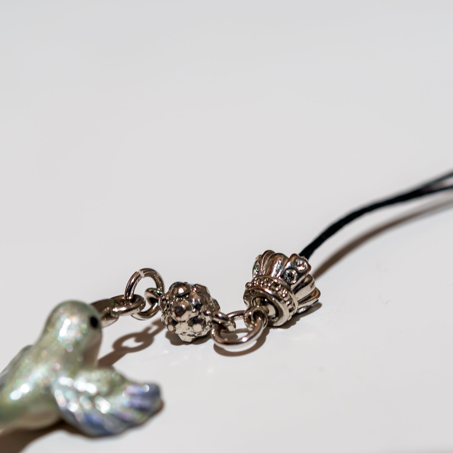 ストラップ 青い鳥のアップ3