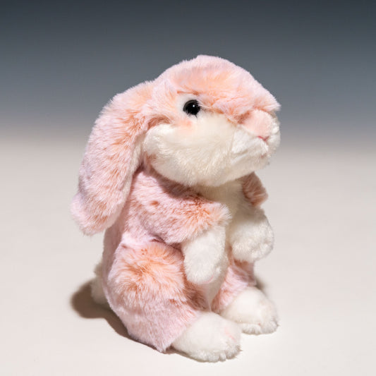 CUTE キュート販売 ぬいぐるみ ふわふわうさぎ S 立ち うすピンク F0228 右横