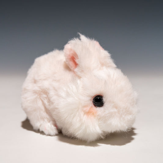 CUTE キュート販売 ぬいぐるみ ふわふわうさぎ S 這い ホワイト F0233 右横