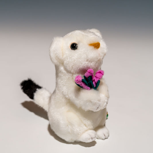 CUTE キュート販売 ぬいぐるみ オコジョ SS N0003 右横