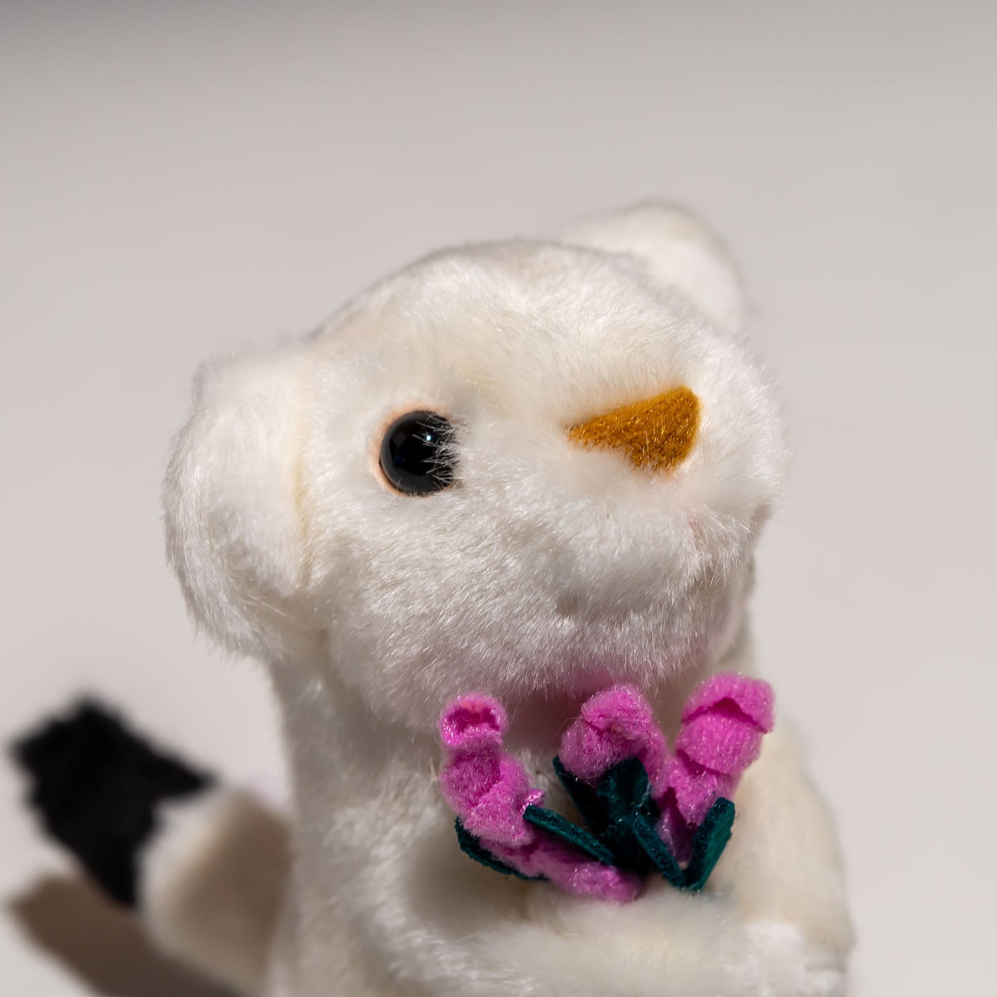 CUTE キュート販売 ぬいぐるみ オコジョ SS N0003 右横顔