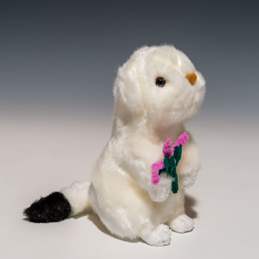 CUTE キュート販売 ぬいぐるみ オコジョ S N0004 右横