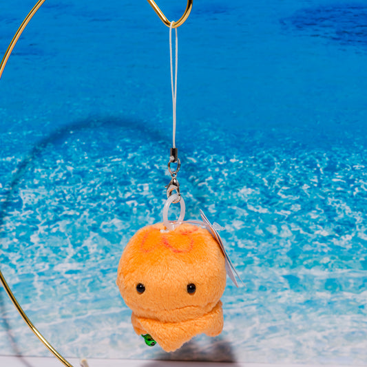 たけのこ TAKENOKO  マリンぶるぶるマスコット クラゲ オレンジの正面