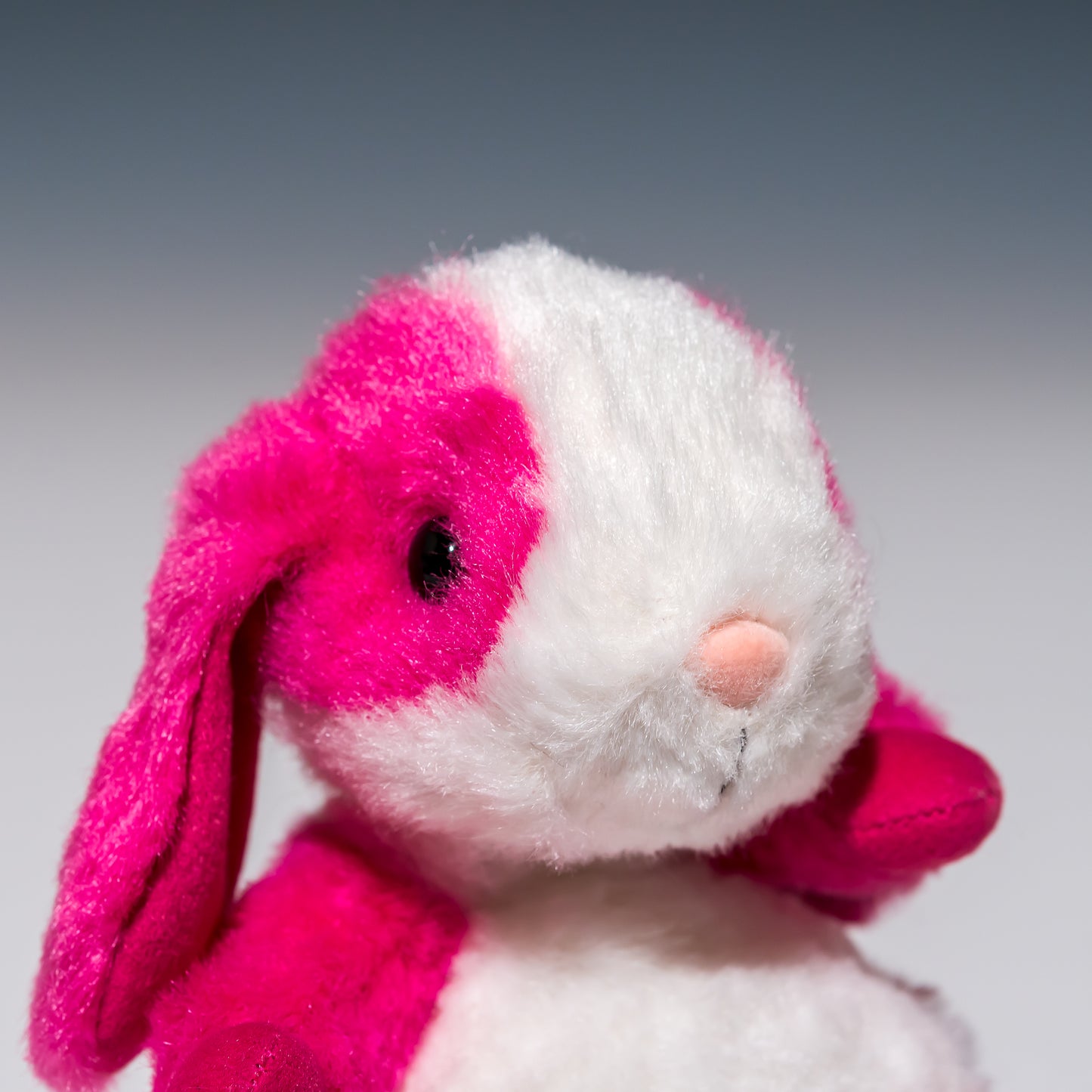 スターチャイルド STAR CHILD ぬいぐるみ ロップイヤー パンダ フューシャピンク 1175 右横顔