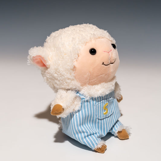 内藤デザイン研究所 ぬいぐるみ しーぷん Sサイズ ヒッコリーデニム 右横から