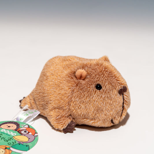 内藤デザイン研究所 ぬいぐるみ 大陸散歩 ぽちゃまる Sサイズ カピバラ 右横から