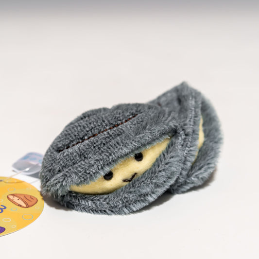 内藤デザイン研究所 ぬいぐるみ 海中散歩 ぽちゃまる 貝シリーズ Sサイズ シジミ 右横から