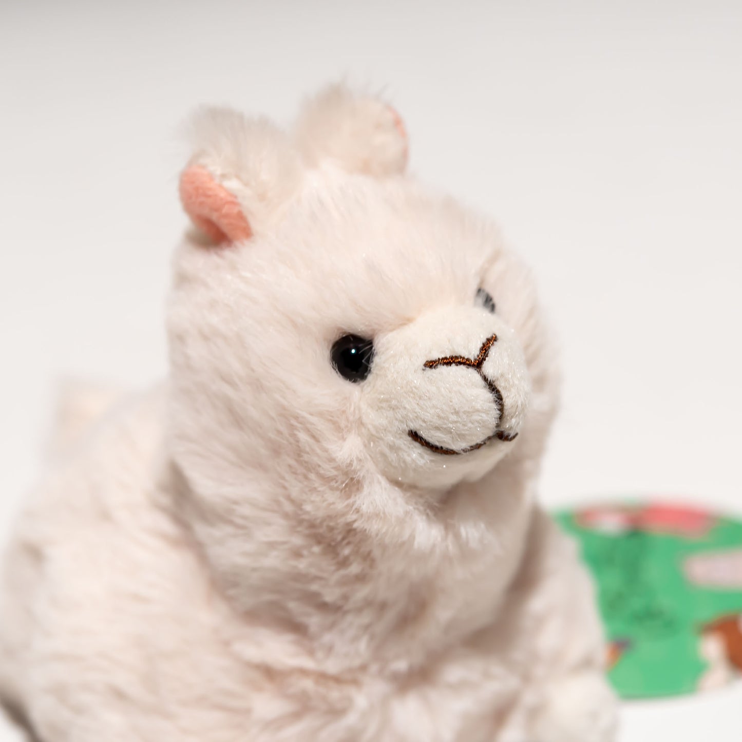 内藤デザイン研究所 ぬいぐるみ 大陸散歩 ぽちゃまる Sサイズ アルパカ 右横顔