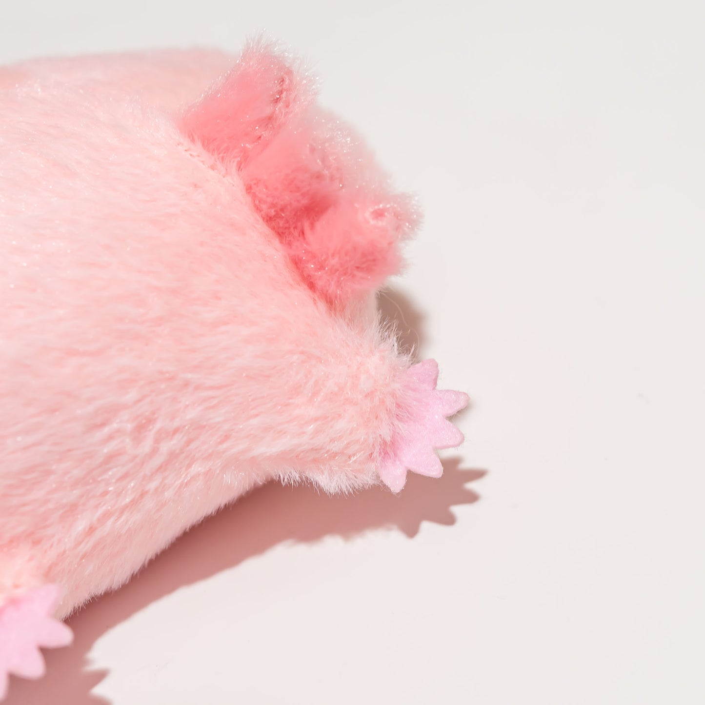 内藤デザイン研究所 ぬいぐるみ 海中散歩 ぽちゃまる Sサイズ ウーパールーパー 前ヒレのアップ