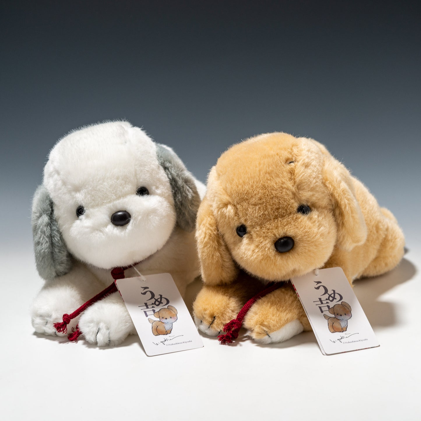 オリエンタルトーイ ぬいぐるみ うめ吉 ホワイト M SF-0650-W・ベージュ M SF-0650-B