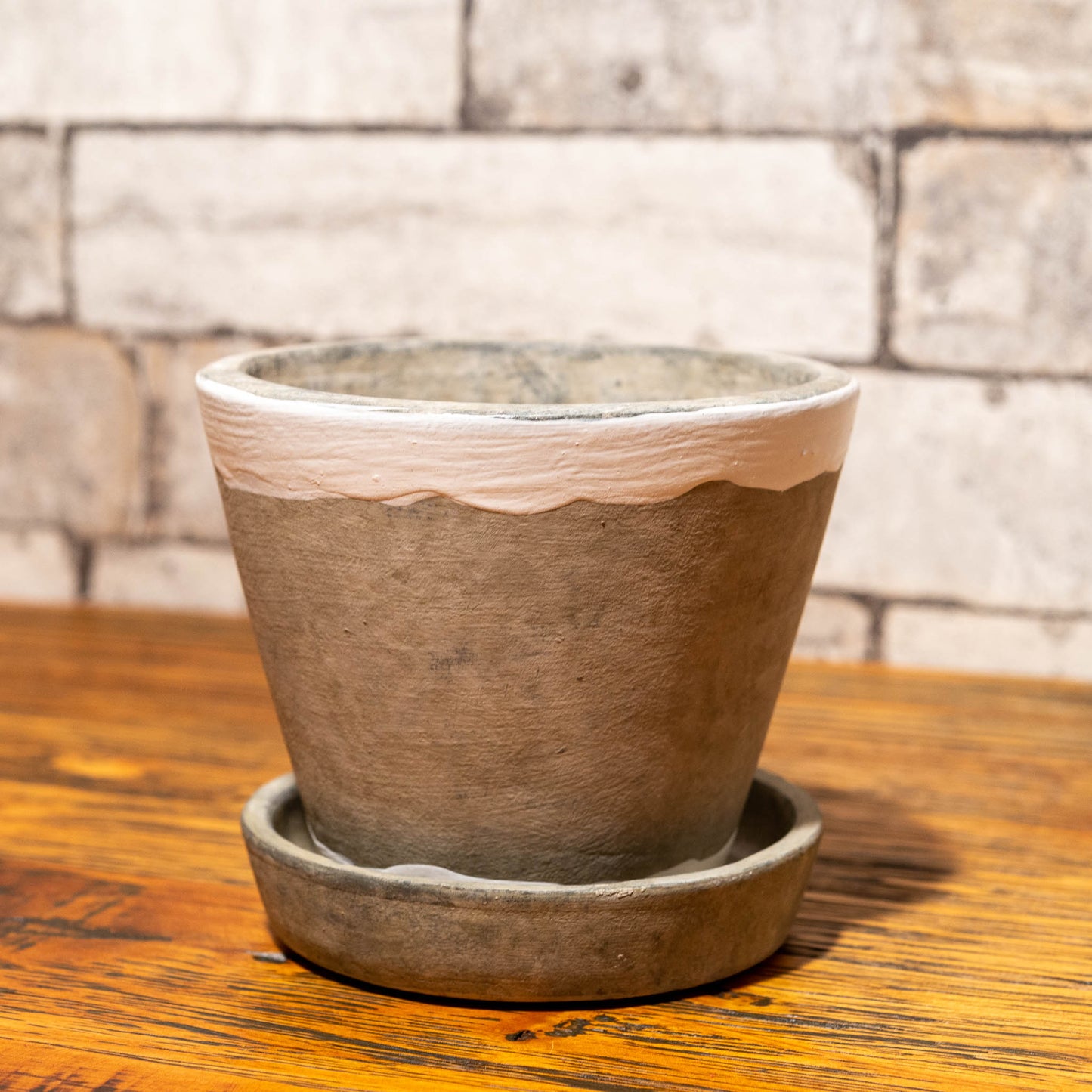 BONHEUR ボヌールPot & Saucer(White) PTA-91W | 彩か SAIKAの後ろから