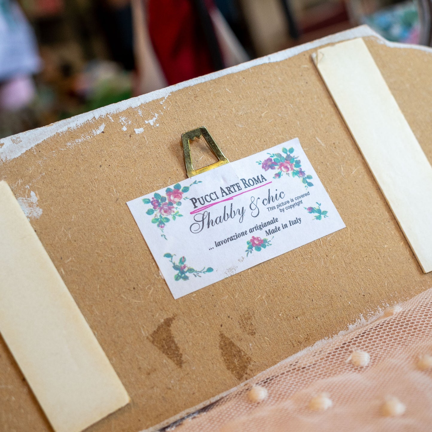 イタリア製 サニタリー雑貨 BAGNO バーニョ 洗面所・浴室 サインプレート 裏面