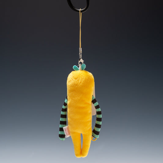 シナダ SHINADA ぬいぐるみ モケケ ストラップ チックン MKK-0048BY 後ろ姿