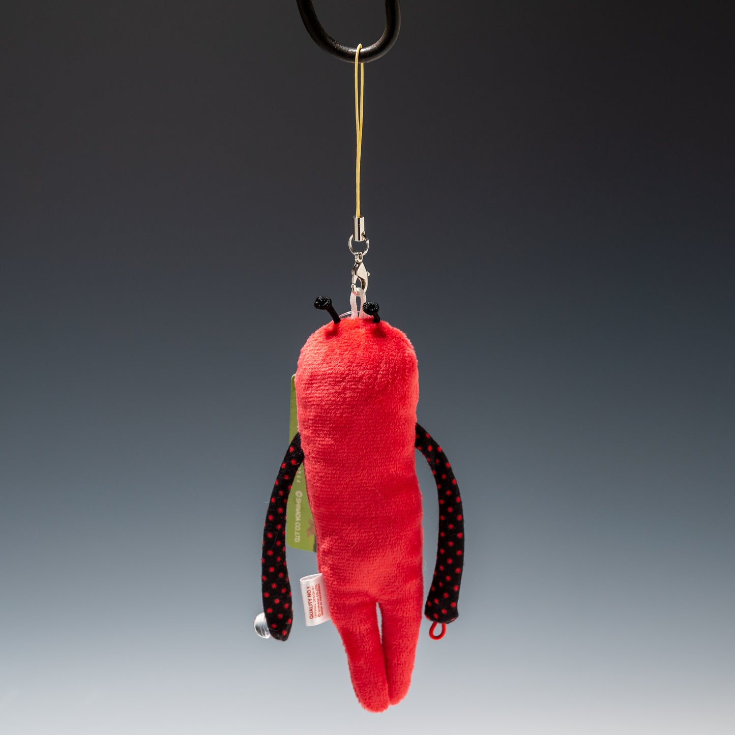 シナダ SHINADA ぬいぐるみ モケケ ストラップ アン MKK-0048RD 後ろ姿