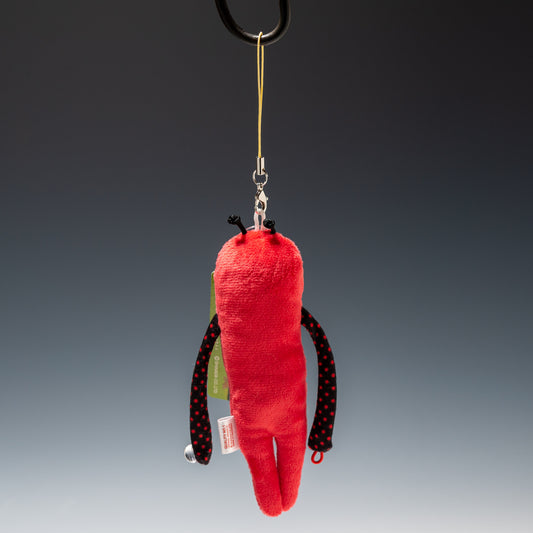 シナダ SHINADA ぬいぐるみ モケケ ストラップ アン MKK-0048RD 後ろ姿