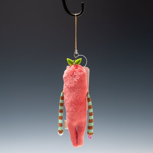 シナダ SHINADA ぬいぐるみ モケケ ストラップ ピーツ MKK-0048RP 後ろ姿