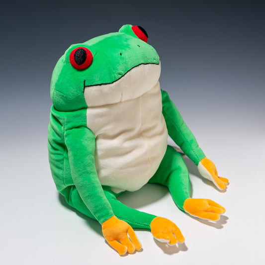 シナダ SHINADA ぬいぐるみ もちかえる 緑 L MOKR-0350G 右横から