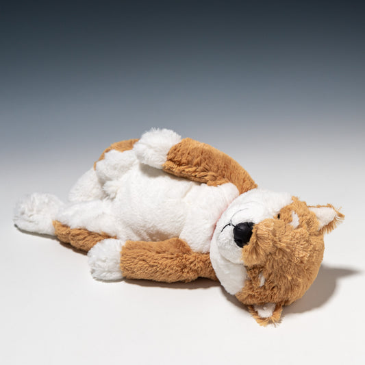 シナダ SHINADA ぬいぐるみ うちのハル君です 柴犬 UCHS-0298 寝転んだところ2