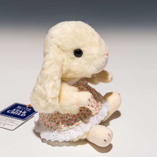 スターチャイルド STAR CHILD ぬいぐるみ ロップイヤー ワンピース ピンク 1154 右横