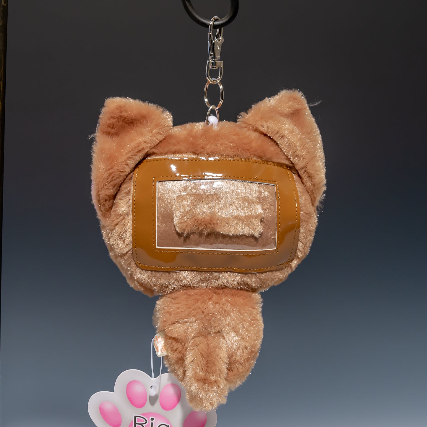 シナダ SHINADA ぬいぐるみ Big Face ビックフェイス cat パスケース チャシロ BFC-0168C 後ろ