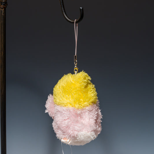 シナダ SHINADA ぬいぐるみ baby strap ベイビーストラップ オカメインコ ピンク BNOI-0058P 後ろ