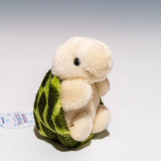 たけのこ TAKENOKO ぬいぐるみ マリンシリーズ お座りカメ グリーン 88751 右横