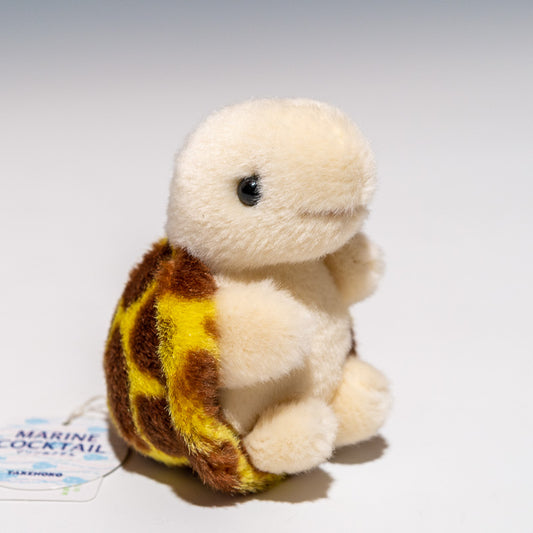 たけのこ TAKENOKO ぬいぐるみ マリンシリーズ お座りカメ イエロー 88752 右横