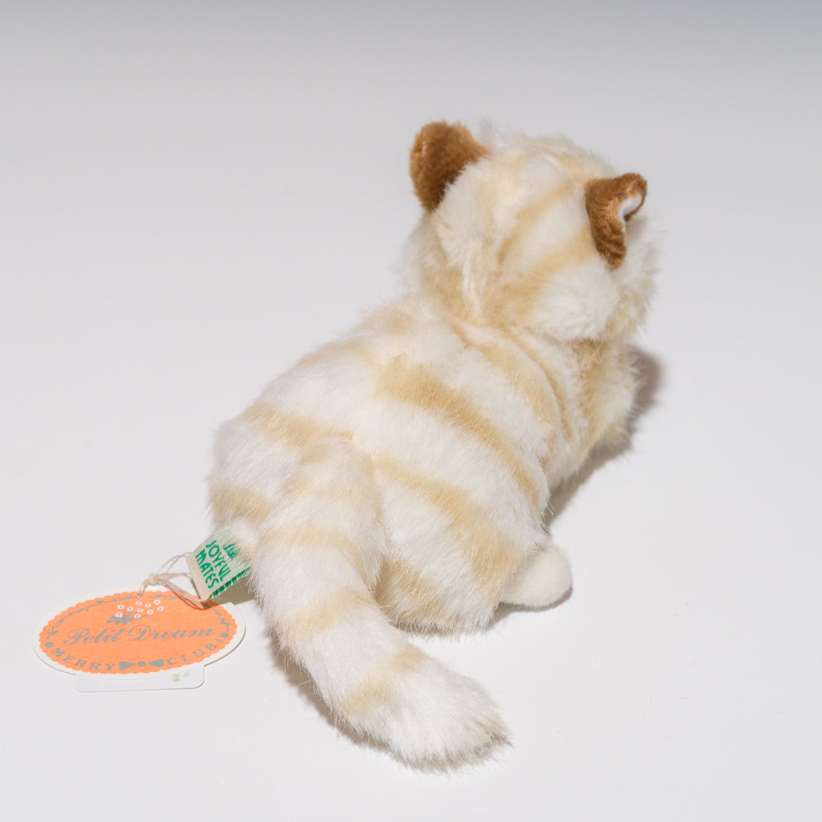 たけのこ TAKENOKO ぬいぐるみ プチどりーむ ミニ (A) ネコ ベージュ 95007 後ろ
