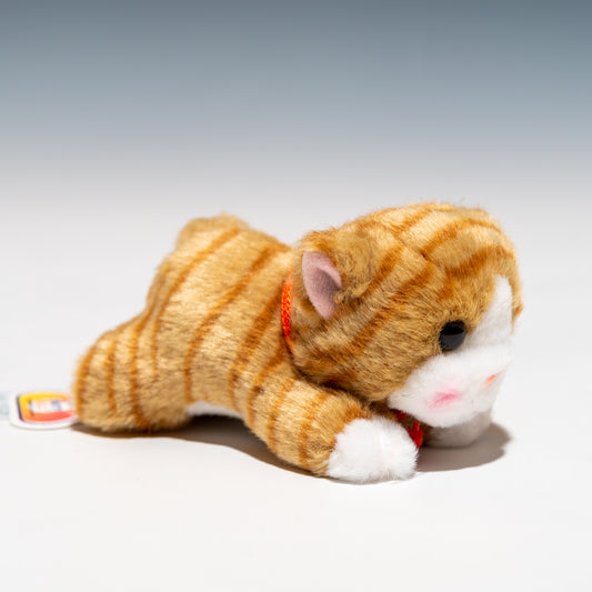 たけのこ TAKENOKO ぬいぐるみ プチシェリー這い ネコ 茶 58852 右横