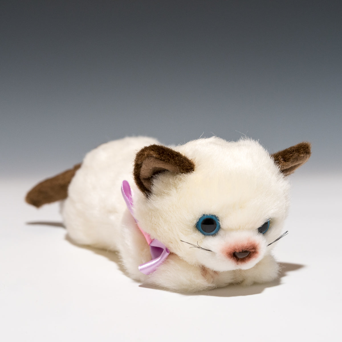 たけのこ TAKENOKO ぬいぐるみ リボンネコ シャムネコ 15783 正面